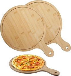 Instrucciones para usar correctamente una tabla para pizza con asa