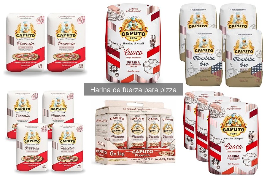 Alternativas a la harina de fuerza para pizza en casa