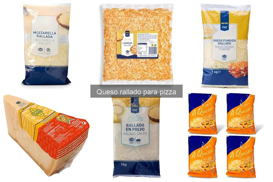 Alternativas al queso rallado para pizza: opciones sabrosas
