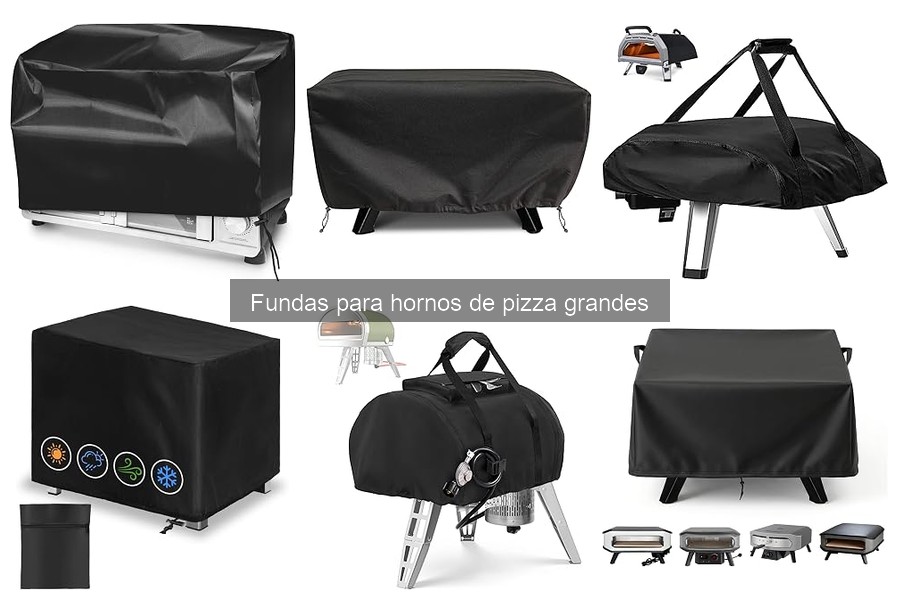 Cómo instalar una funda para horno de pizza grande fácilmente