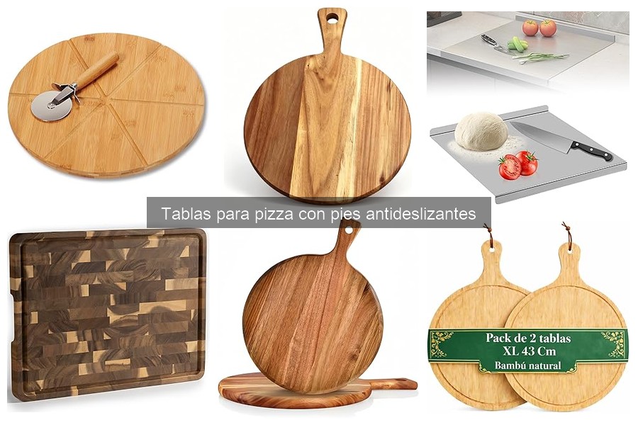 ** Cómo limpiar y mantener tu tabla para pizza con pies antideslizantes