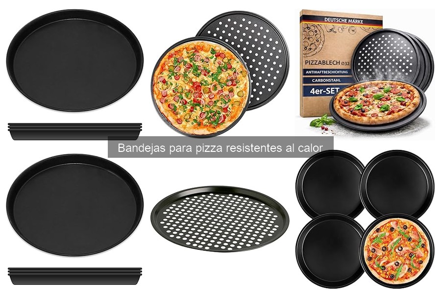 Cómo usar bandejas para pizza resistentes al calor correctamente
