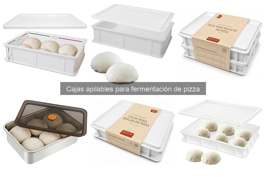 Cómo usar cajas apilables para fermentación de pizza