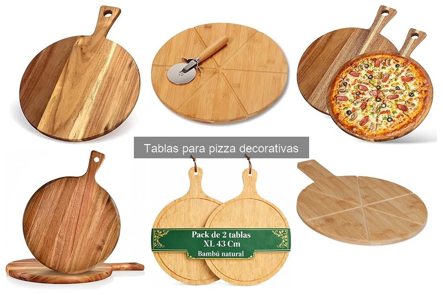 Dónde comprar tablas para pizza decorativas: mejores opciones
