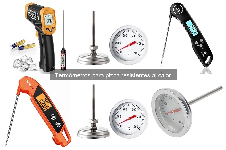 Guía de compra: Termómetros para pizza resistentes al calor