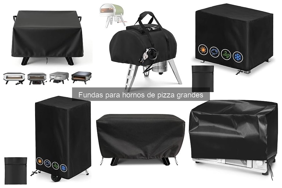 Mantenimiento de fundas para hornos de pizza grandes