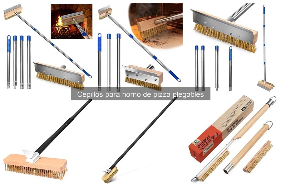 Mantenimiento y limpieza de cepillos para horno de pizza