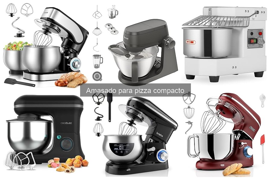 Mejores amasadores compactos para pizza: comparativa 2023