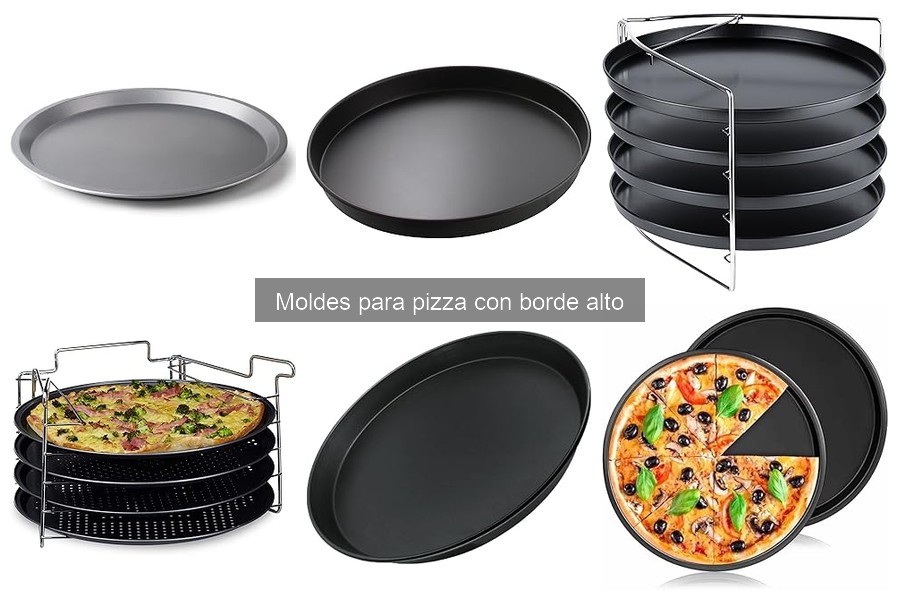 Mejores lugares para comprar moldes para pizza con borde alto