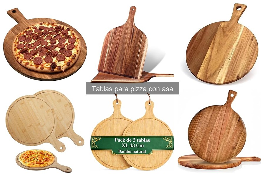 Mejores tablas para pizza con asa para tu hogar
