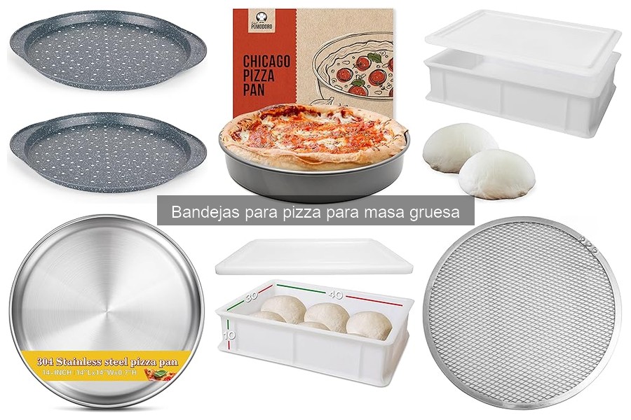 Preguntas Frecuentes sobre Bandejas para Pizza de Masa Gruesa