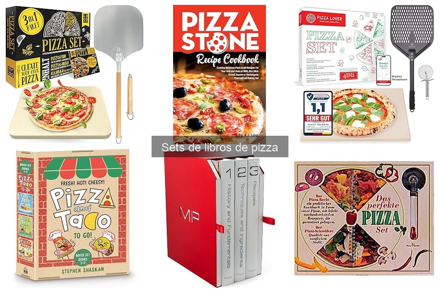 ¿Qué son los sets de libros de pizza? Características y más