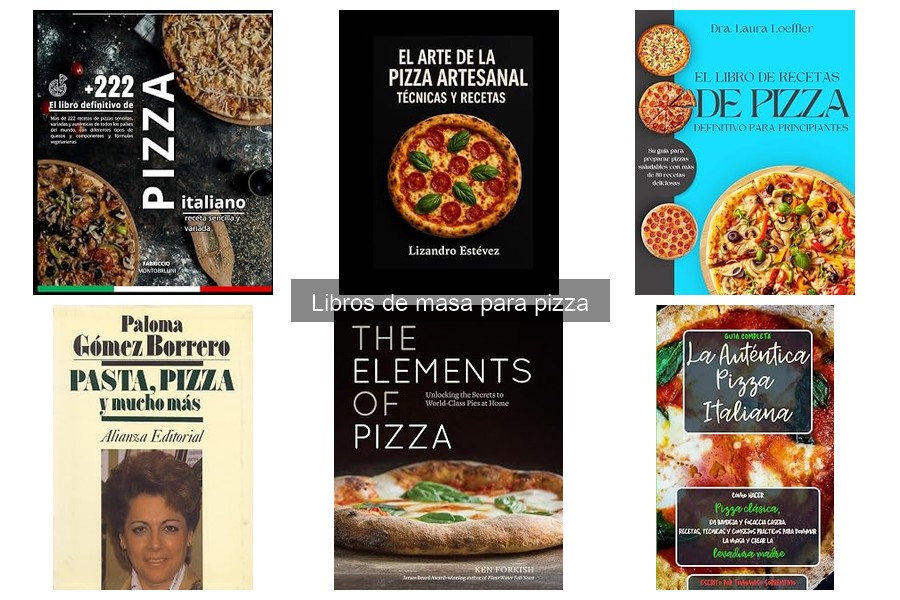 Recetas de Masa de Pizza Sin Gluten en Libros Especializados