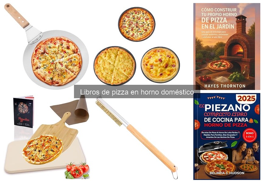 Utensilios esenciales para acompañar libros de pizza